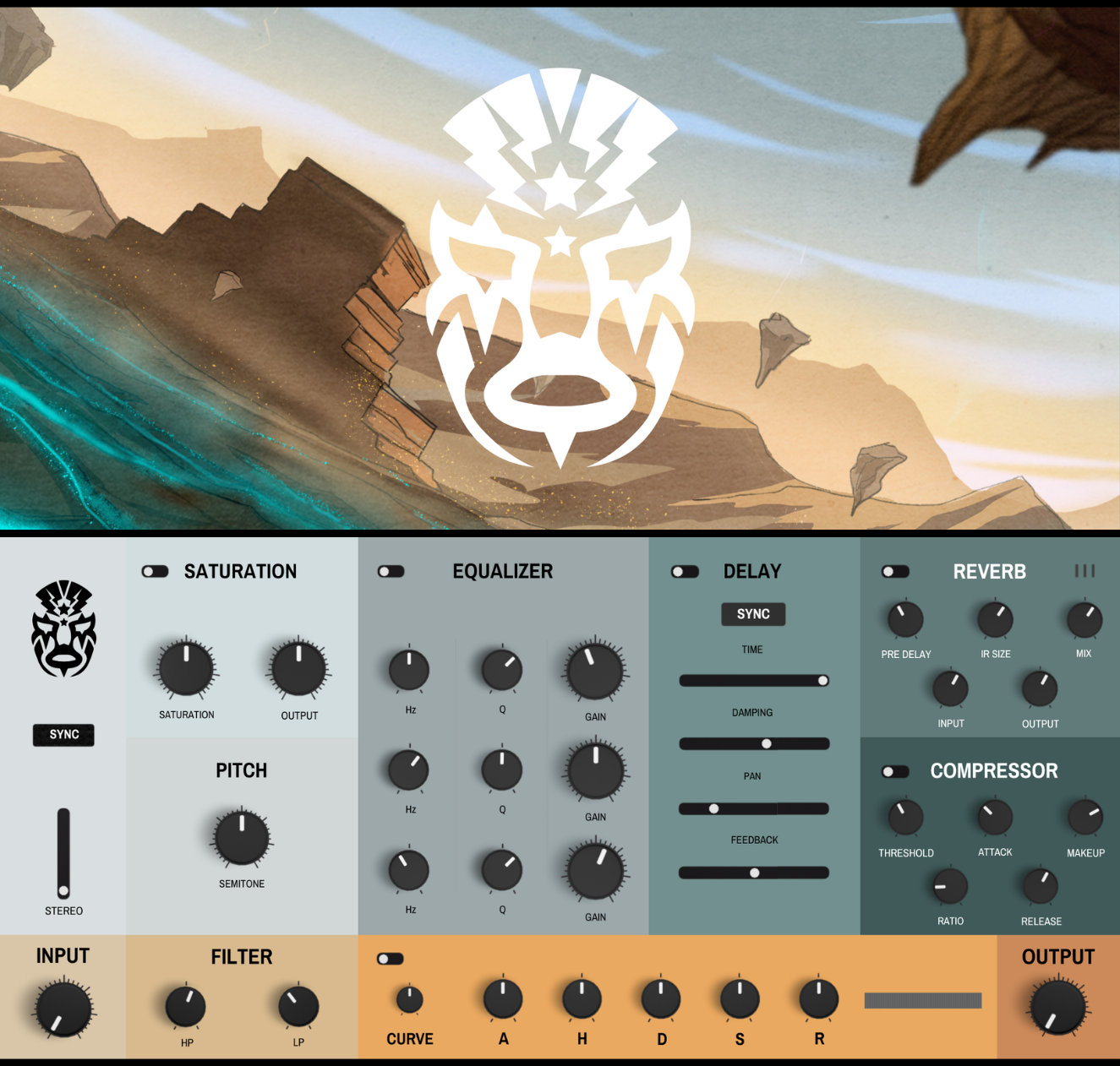 Los Hybrid Rock Drums graphic